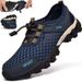 Men's Mesh Shoes Summer Men's Sports Leisure Mesh Hole Tide Shoes Mesh Breathable Wading Hiking Shoes_vogvips.com