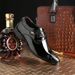 2026 Spring New Men's Pointed Business Dress Leather Breathable And Casual British Style Photography Wedding Shoes_vogvips.com