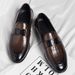 Men's New British Style Small Genuine Leather Business Single Shoes Comfortable Versatile Loafers Price_vogvips.com