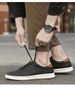 Rubber Soft Sole Men's Shoes First Layer Cowhide Leather Board Shoes Low Top High Value Men's Leisure_vogvips.com