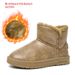 Women's Winter Snow Boots With Fleece Lining - PU Leather Waterproof Slip-Resistant Comfortable Casual Shoes For Cold Weather_vogvips.com