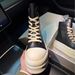 High Top New Shoes For Couples, Dark Four Season Breathable Thick Sole, High Street Trendy Board Shoes, Short Boots, Sponge Cake_vogvips.com