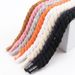 Quality Round Shoelaces Colorful 1CM Thicker Cotton Shoe Laces For Sneakers Fashion Men And Women Shoestring Accessories_vogvips.com