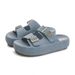 MingLiu New Slippers For Outdoor Wear, Fashionable 2025 Summer Casual Versatile, Flat Bottomed, Semi Draggable, High-end Beach Slippers_vogvips.com