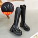 Chunky Height Increasing For Women 2025 Over-the-Knee Long Spring High Heel Riding Thick Sole Slim Boots_vogvips.com