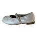 French Great-looking Flat-soled Silver Single Shoes Women's Summer Skirt Mary Jane Shoes Ballet Evening Shoes_vogvips.com