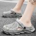 Men Flat Shoes EVA Home Slippers Garden Platform Sandals Man Summer Male Sneakers Outdoor Flip Flops Plus Size Sandals 46 47_vogvips.com