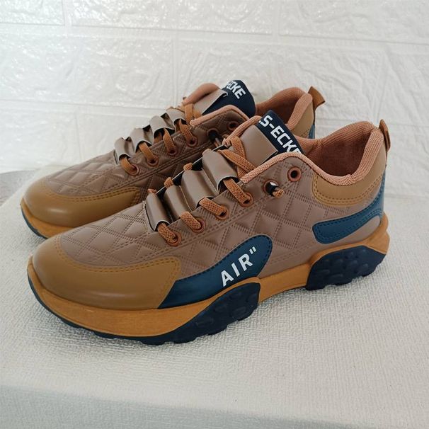 Men's Shoes 2024 Spring New Men's Sports Leisure Dad Shoes Single Cotton With Thick Soled Men's Sports Shoes_vogvips.com