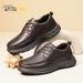 German Camel Dynamic Men's Four Seasons Comfortable Casual Genuine Leather Soft Sole Cowhide Business Middle-aged Dad_vogvips.com