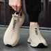 Men's Slip On Breathable Flyknit Mesh Sock Sneakers Lightweight Soft Sole For Running Walking Casual Athletic Non Slip Daily_vogvips.com