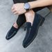 New Fashion Genuine Leather Tassel Business Casual Loafer Shoes For Men Black Business Formal Leather Shoes For Daily Office Casual Men's Shoes For Dr_vogvips.com