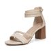 Foreign Trade Women's Sandals Casual Chunky 2026 New Style One Strap Fairy Temperament High Heel Roman Shoes 816-2_vogvips.com