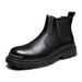 European Warm Series 2021 Autumn Winter New High-top Martin Lace-up Casual Men's Shoes Big Head Workwear Outdoor Leather Boots_vogvips.com