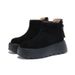 Japanese Style Minimalist Thick Soled Boots With Brown Suede And Thick Sole Design, Low-key, High-end, Comfortable And Versatile_vogvips.com