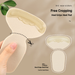 2-in-1 Adjustable Heel Grips – Silicone Anti-Slip Pads For Shoes (Black/Beige) | Fix Loose Fit & Prevent Blisters In Boots, Sneakers & Dress Shoes_vogvips.com