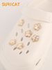 6/12/18-piece Gradient Star Shoe Clip DIY Decoration, Multi-functional Shoe Accessory Suitable For Women's Sandals, Slippers, Beach Bags,_vogvips.com