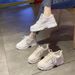 2025 Spring New Korean Version Dad Students' Versatile Sports Shoes, Female Casual Thick Soled Height Increasing Shoes_vogvips.com