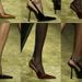 Spring Mini Gold Bar Sandals, Low Cut Square Toe, Patent Leather, Open Side Toe, High Heel, Metal Buckle, Pointed Toe, Fashionable Women's Shoes_vogvips.com