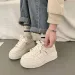 small Thick Shoes Soled White For Women's 2024 New Versatile Ins High Rise Student Casual Sports Trainers Lhshoe_vogvips.com