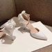 Butterfly Knot Black High Heels One-Strap Buckle 2025 Spring Summer New Pointed Toe Stiletto Single Shoes Adult Ceremony_vogvips.com