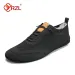 YRZL M's Summer Mesh Thin Bottom New Style Breathable Non-Slip Casual Walking Slippers Lightweight Driving Shoes For_vogvips.com