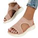 Casual Sleeve Fashion Sandals Low Heels For Women_vogvips.com