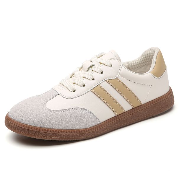 Women Shoes Fashion Casual Flats Vulcanize Shoes Ladies Outdoor Walking Sneakers Women Comfortable Classical Shoes Black White_vogvips.com