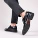 Blok Carved Trendy High-end New Formal Pointed Leather Black Business Wedding Shoes Men's Style_vogvips.com