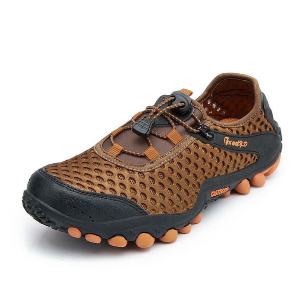 Summer Breathable Mesh Outdoor Mountaineering Men Lightweight One Step Fishing, Hiking On The Beach, Wading And Creek_vogvips.com
