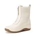Thick-Soled Genuine Leather Snow 2025 Autumn Winter New Style Fleece-Lined Thickened Non-Slip Women Wedge Heel Women's_vogvips.com