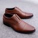 Large Size Business Formal Men British Style Lace-up Leather Men's Shoes_vogvips.com