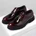 Euro Step Hairstylist Men's Korean Style British Trend Lazy Genuine Versatile Breathable Shiny Soft Sole Leather Shoes_vogvips.com