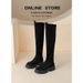 Over-the-Knee Stretch Slim Women 2023 New High Heel Thick Sole Plus Size Long Riding Boots_vogvips.com