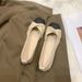 Niche Design Flat Shoes For Women 2024 Spring Autumn Square Toe Shallow Mouth Soft Sole Loafers High-end Feel_vogvips.com