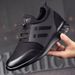 TerraStride Spring Summer New Outdoor Sports Casual Korean Style Hidden Heel Men's Single Large Size 48 Leather Shoes Men_vogvips.com