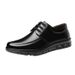 New Leather Casual Business Comfortable Lace Up, Middle-aged And Elderly Men's Shoes, Soft Soles, Non Slip Shoes_vogvips.com