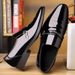 New Leather Korean Style Fashion Versatile Glossy Pointed Casual Four Seasons Formal Business Men's Shoes_vogvips.com