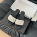 New Style One-Word Pearl Flat 2025 New Summer Outdoor High-End Casual Slippers For Women_vogvips.com