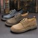 European Warm Series Autumn Winter New Casual Men's Easy-to-Match British Style Soft Sole Wide Toe Lace-up Leather Shoes_vogvips.com