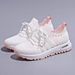 2024 Summer New Women's White Sneakers Lightweight Breathable Casual Versatile Sports Mesh Dad Shoes_vogvips.com