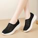Platform Sneakers Ladies Breathable Mesh Woman Walk Spring Flats Footwear Walking Shoes For Women Zapatos De Mujer_vogvips.com