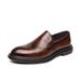Euro Step Men's Business Formal Wedding Groom Spring Autumn Oxford Derby Brogue Casual Loafers Leather Shoes_vogvips.com