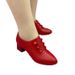 Medium Heel Small Leather Mom's 2025 Spring And Autumn New Style Single Soft Soled Dancing Women's Shoes_vogvips.com