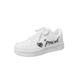ShoeVault New Niche Design Graffiti Sneakers Couple Versatile Student Retro Men's Casual Sports Women's White Shoes_vogvips.com