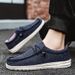 Brand Casual Fashion Denim Canvas Breathable Men Walking Flat Outdoor Large Size Light Men's Shoes Loafers_vogvips.com
