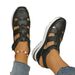 2025 Summer New Hollow Casual Sandals Women, Versatile Thin Platform Thick Sole Height Increasing Shoes For Women_vogvips.com