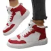 Men's And Women's Autumn New Leather Casual Campus White Sports High Top Shoes_vogvips.com