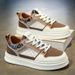 Men's Breathable White Sports Sneakers Spring Niche Style INS Style Leather Casual Trendy Shoes_vogvips.com