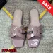 Designer Slippers Tribute Rubber Slides Leather Flat Heels Claquette For Female Womens Summer Outdoor Shoes Fashion_vogvips.com
