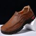 Size 48 Large Men's Casual Soft Sole Dad Winter New Breathable Leather Shoes_vogvips.com